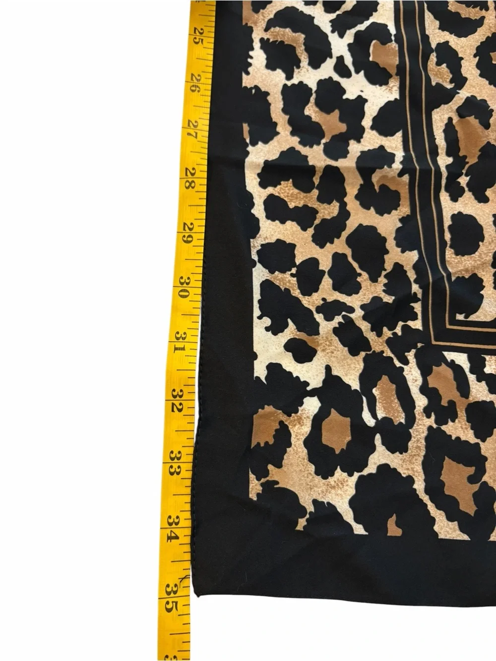 Leopard Print Scarf Large 35”x35” Animal Print Jaclyn Smith Preppy Mobwife City